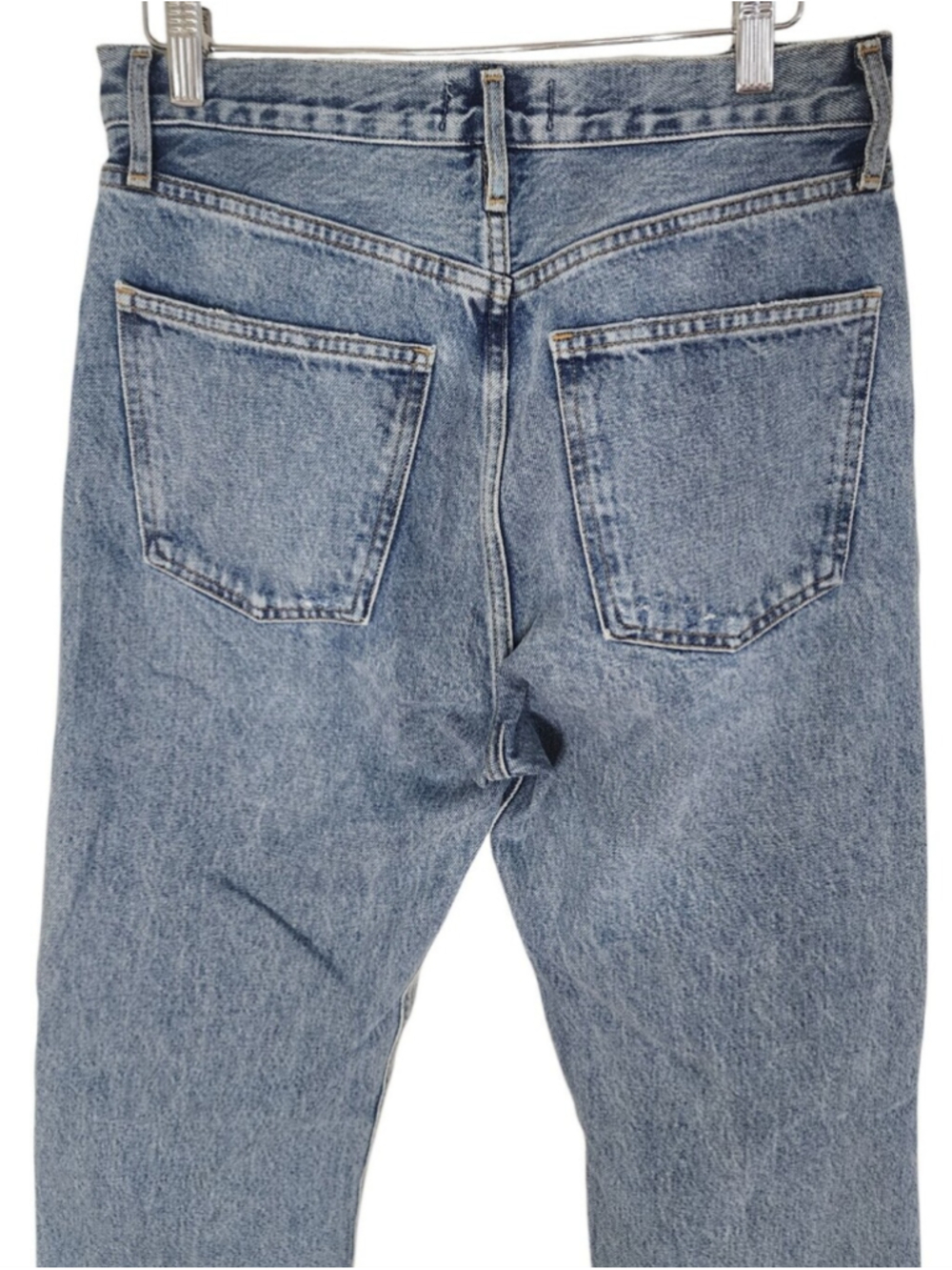 AGOLDE 90’s Pinch Organic Cotton Distressed Straight Leg Jeans 27 - Picture 6 of 9